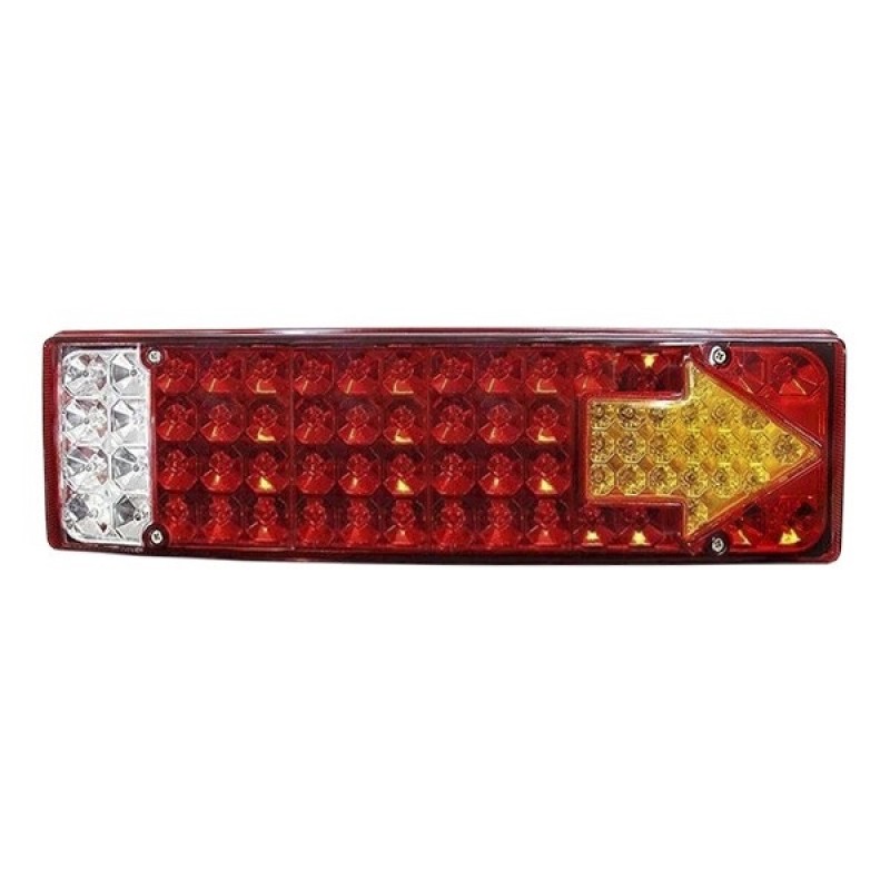Πίσω Φανάρι Φορτηγού 73 LED 24 Volt Βέλος Universal IP66 GloboStar 75518