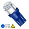 GloboStar® 81053 Λάμπα Αυτοκινήτου T10 W5W LED 5 SMD 5050 2W 240lm 360° DC 12V IP20 Μπλε