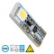 GloboStar® 81087 Λάμπα Αυτοκίνητου T10 W5W 2rd Generation Can-Bus Series LED 2 SMD 5050 1.6W 240lm 360° DC 12V IP20 Ψυχρό Λευκό 6000K