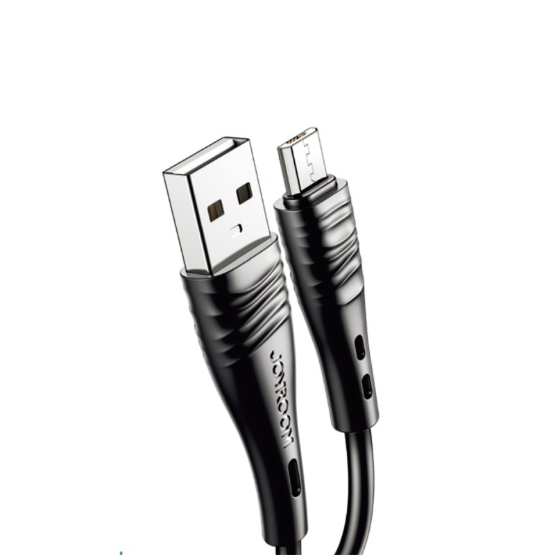 GloboStar® 87007 JOYROOM Originals JR-S118 Καλώδιο Φόρτισης Fast Charging Data 1M από Regular USB 2.0 σε Type-C USB-A Μαύρο