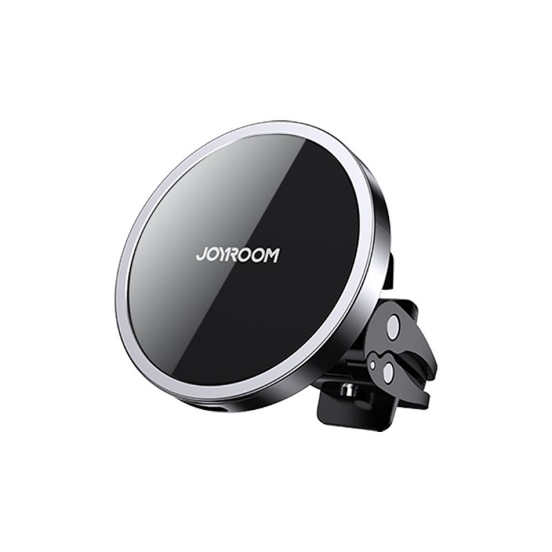 GloboStar® 87154 JOYROOM Originals JR-ZS240 Μαγνητική Βάση Κινητού Αυτοκινήτου Max 15W με Κλιπ στον Αεραγωγό και Ασύρματη Φόρτιση MagSafe Μαύρη