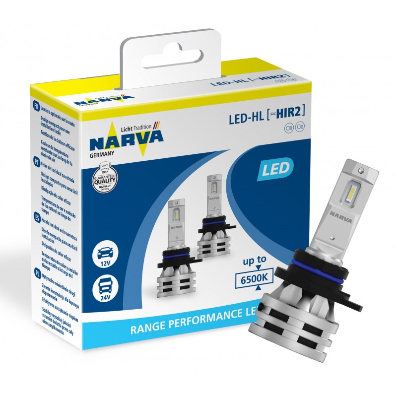 Narva HIR2 Led Range Performance 12V / 24V Set 2τμχ