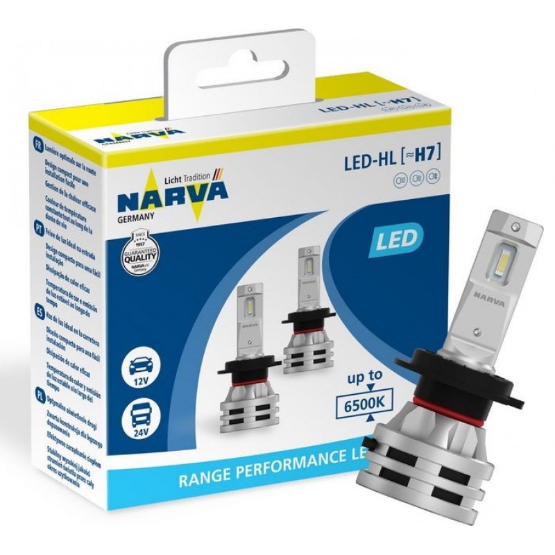 Narva H7 Led Range Performance 12V / 24V Set 2τμχ