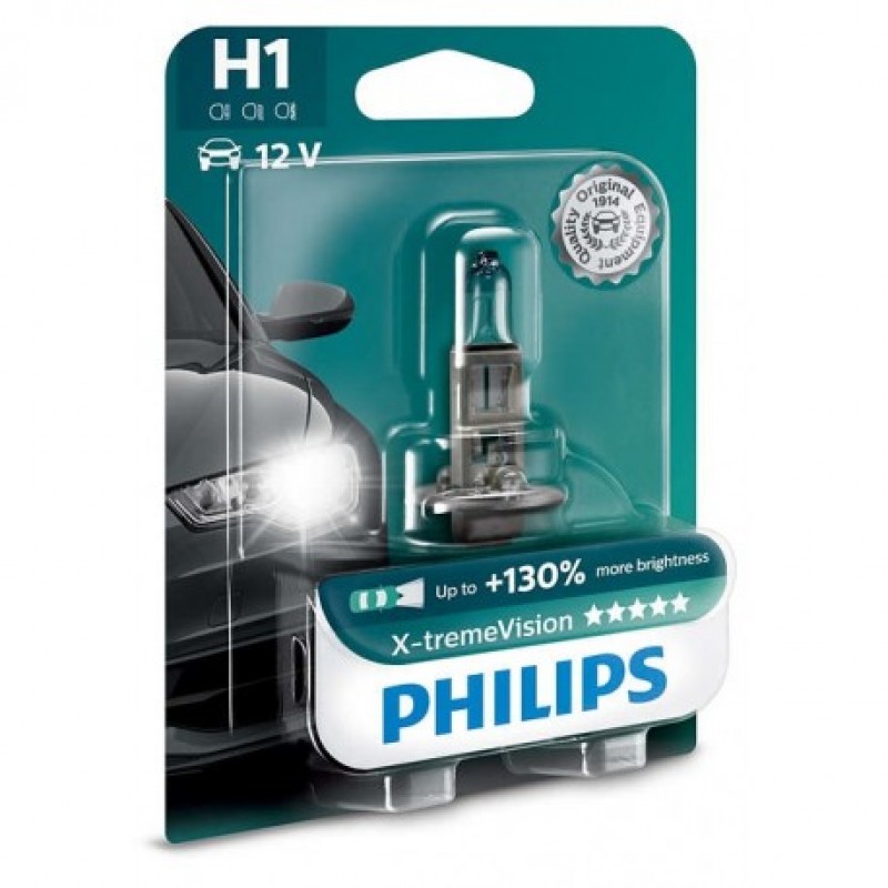 Philips H1 XTREME Vision 12V 55W +130% 1 τεμάχιο