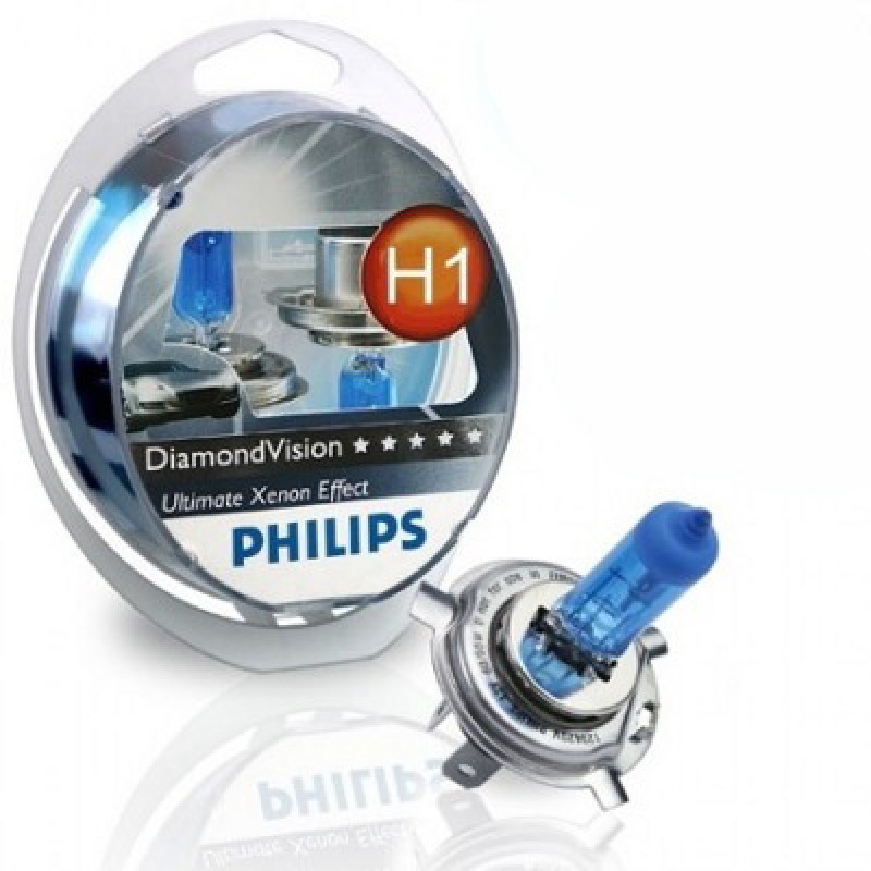 Philips H1 DIAMOND Vision 12V 60/55W 5000K 