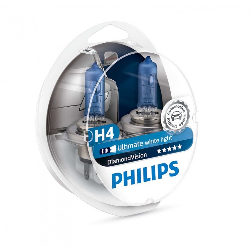 Philips H4 DIAMOND Vision 12V 60/55W 5000K 