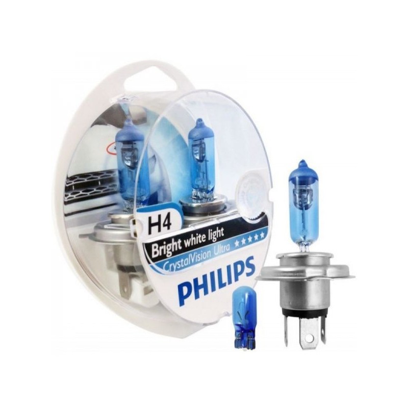Philips H4 CRYSTAL Vision 12V 60/55W 4300K +30%