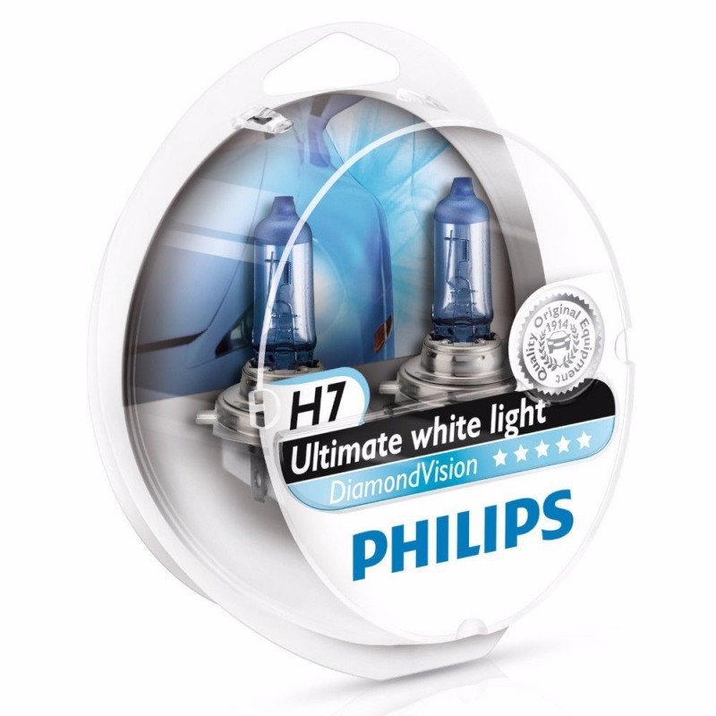 Philips H7 DIAMOND Vision 12V 60/55W 5000K 