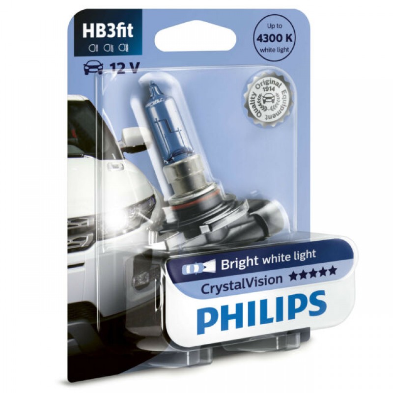 Philips HB3 CRYSTAL Vision μονή 12V 60/55W 4300K 
