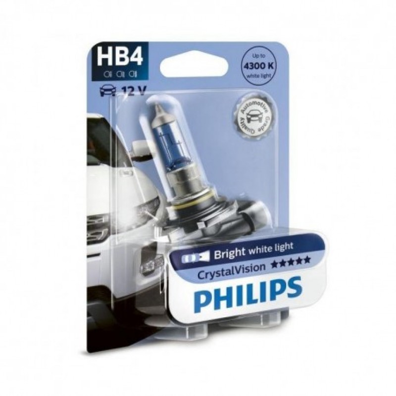 Philips HB4 CRYSTAL Vision μονή 12V 60/55W 4300K 