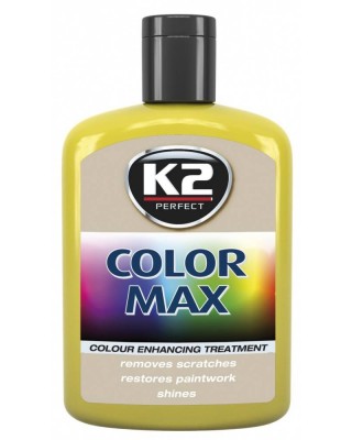 Κερί χρώματος κίτρινο K2 COLOUR WAX που επαναφέρει τη λάμψη και το χρώμα 200 ml