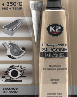 Σιλικόνη στεγανοποίησης μαύρη K2 85gr