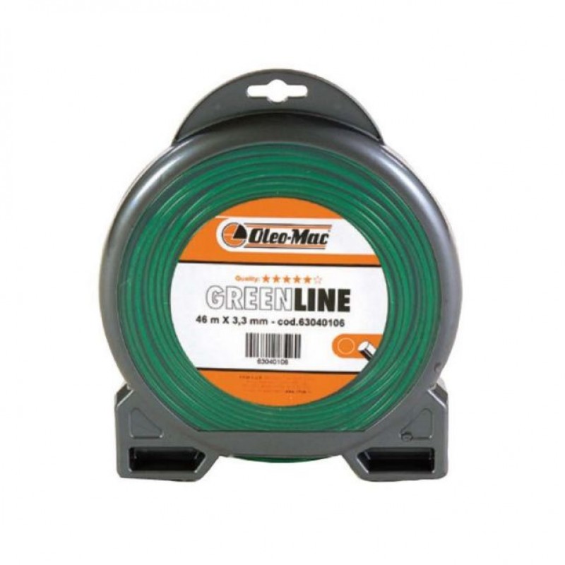  OLEO-MAC Μεσινέζα Στρόγγυλη σε Blister GREENLINE 2.4mm - 87m